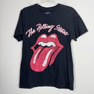 THE ROLLING STONES | Large Tongue Graphic Band Tee Short Sleeve Unisex Size M